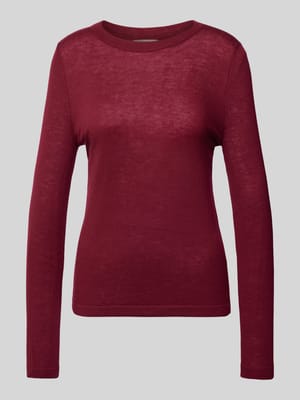 Strickpullover mit Rundhalsausschnitt Shop The Look MANNEQUINE