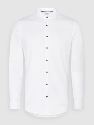 Super Slim Fit Business-Hemd mit Stretch-Anteil Shop The Look MANNEQUINE