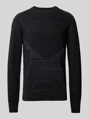 Gebreide pullover met structuurmotief Shop The Look MANNEQUINE