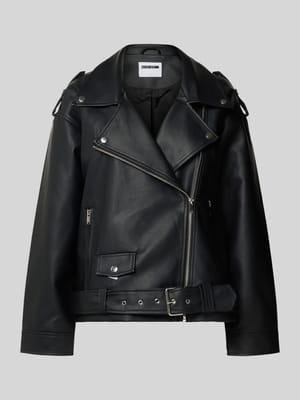 Bikerjack in leerlook, model 'PAULINA' Shop The Look MANNEQUINE