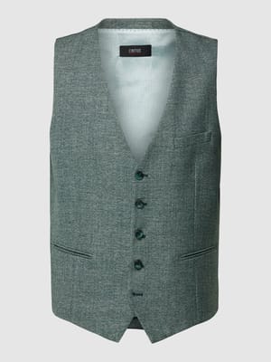 Kamizelka garniturowa z efektem melanżu model ‘Vitra’ Shop The Look MANNEQUINE