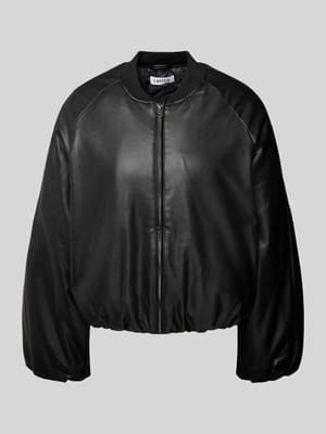 Bomberjack in leerlook, model 'Rika' Shop The Look MANNEQUINE