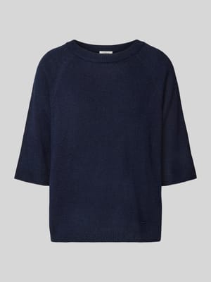 Regular Fit Strickpullover mit Alpaka-Anteil Shop The Look MANNEQUINE