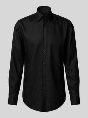 Slim Fit Business-Hemd mit Kentkragen Shop The Look MANNEQUINE