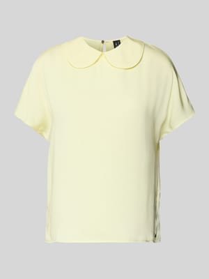 Blusenshirt aus Satin mit Umlegekragen Shop The Look MANNEQUINE