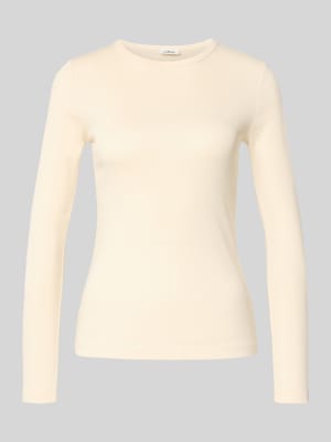 Slim fit shirt met lange mouwen van puur katoen Shop The Look MANNEQUINE