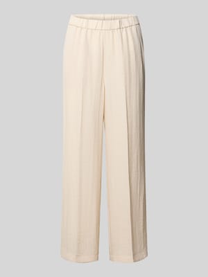 wide fit broek van viscosemix met persplooien Shop The Look MANNEQUINE