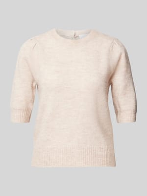 Gebreide pullover met 1/2-mouwen, model 'LULU' Shop The Look MANNEQUINE