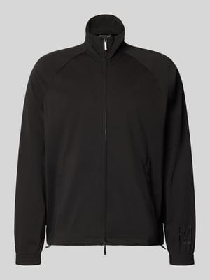 Sweatjacke mit Stehkragen und Zweiwege-Reißverschluss Shop The Look MANNEQUINE