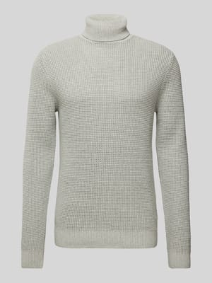 Rollkragenpullover mit Label-Detail Modell 'VIGGO' Shop The Look MANNEQUINE