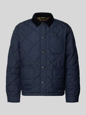 Regular Fit Steppjacke mit Kentkragen Shop The Look MANNEQUINE