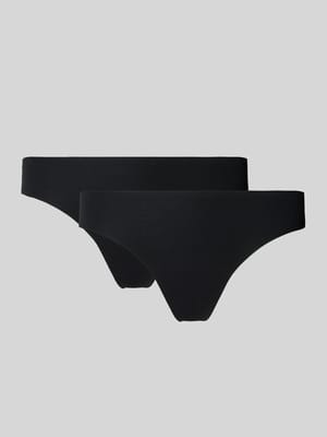 Stringi z logo w zestaw 2 szt. Shop The Look MANNEQUINE