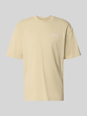 Oversized Fit T-Shirt mit Logo-Stitching Shop The Look MANNEQUINE