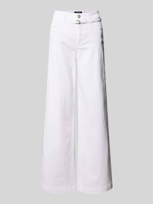 wide leg broek met riem Shop The Look MANNEQUINE