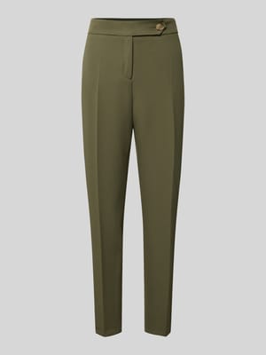 Regular fit pantalon met elastische bandinzet Shop The Look MANNEQUINE
