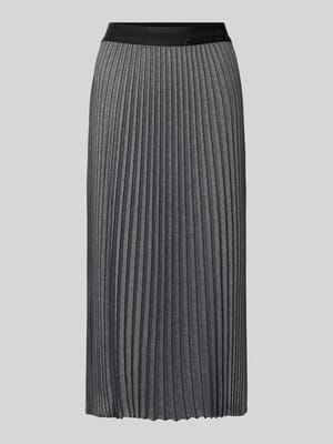 Midirok met plissévouwen en elastische band Shop The Look MANNEQUINE