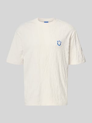 Regular Fit T-Shirt aus Frottee Shop The Look MANNEQUINE