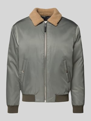 Regular fit jack met platte kraag Shop The Look MANNEQUINE