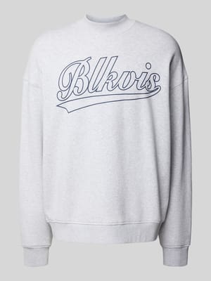 Sweatshirt mit gerippten Abschlüssen Shop The Look MANNEQUINE