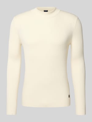 Gebreide pullover met ribboorden, model 'Donteo' Shop The Look MANNEQUINE
