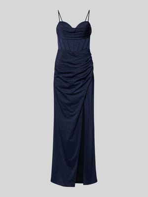 Abendkleid mit Spaghettiträger Shop The Look MANNEQUINE