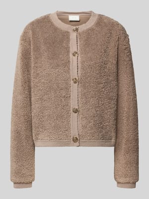 Strickjacke mit Knopfleiste Shop The Look MANNEQUINE