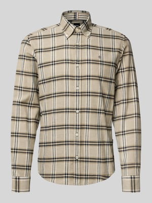 Regular Fit Freizeithemd aus reiner Baumwolle Modell 'LIAM' Shop The Look MANNEQUINE