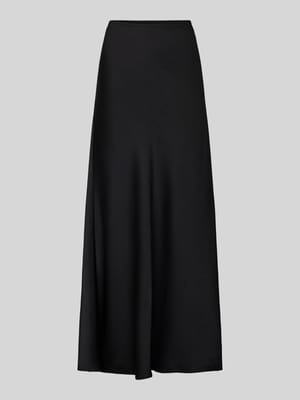 Midirok van satijn met elastische band, model 'URA' Shop The Look MANNEQUINE