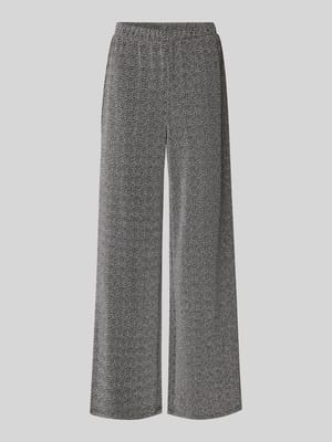 Wijde broek met elastische band, model 'JINA' Shop The Look MANNEQUINE