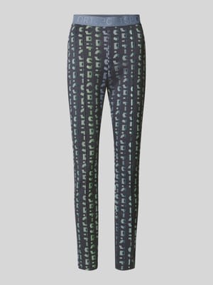 Slim Fit Hose mit Logo-Detail Shop The Look MANNEQUINE