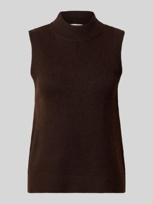 Bezrękawnik z prążkowanymi wykończeniami Shop The Look MANNEQUINE