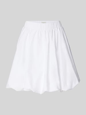 Minirock aus Viskose mit elastischem Bund Modell 'SHIRLEY' Shop The Look MANNEQUINE