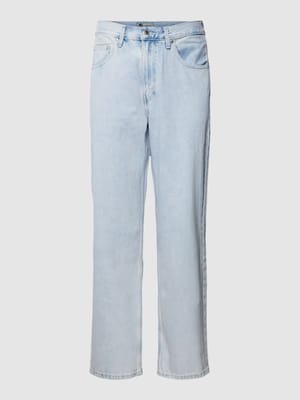 Loose fit jeans met labeldetail, model 'SILVERTAB' Shop The Look MANNEQUINE
