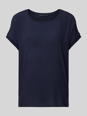 T-shirt van viscose met zijsplitten, model 'AYANO' Shop The Look MANNEQUINE