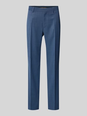 Regular Fit Anzughose mit Schurwoll-Anteil Modell 'LEON' Shop The Look MANNEQUINE