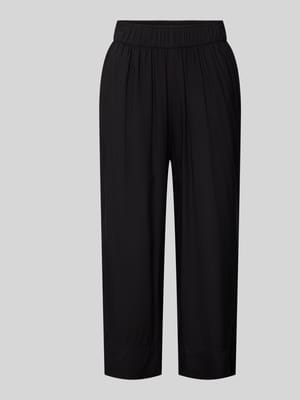 Regular Fit Culotte mit gelegten Falten Shop The Look MANNEQUINE