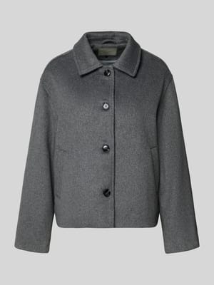 Wolljacke mit Umlegekragen Modell 'Hamra' Shop The Look MANNEQUINE