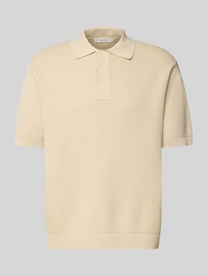 Relaxed fit Poloshirt van puur katoen Model 'DANE' Shop The Look MANNEQUINE
