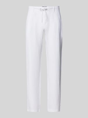 Spodnie z lnu o kroju regular fit z czystego lnu Shop The Look MANNEQUINE