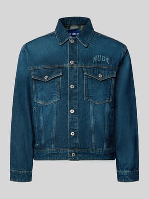 kroj regular fit kurtka jeansowa z czystej bawełny model 'Dex' Shop The Look MANNEQUINE
