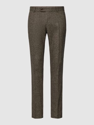 Anzug-Hose mit feinem Webmuster Modell 'Tomte' Shop The Look MANNEQUINE
