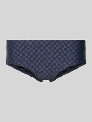 Slim Fit Bikini-Hose mit Logo-Applikation Modell 'Cortina' Shop The Look MANNEQUINE