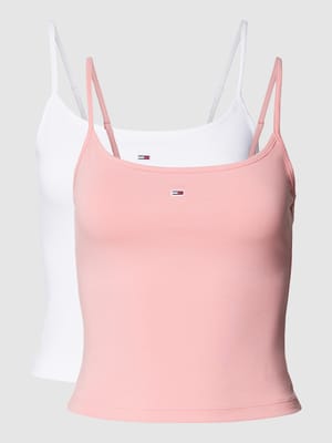 Tanktop mit verstellbaren Spaghettiträgern im 2er-Pack Shop The Look MANNEQUINE