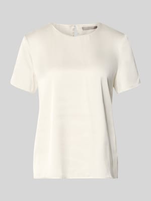 T-shirt w kroju regular fit z okrągłym dekoltem Shop The Look MANNEQUINE