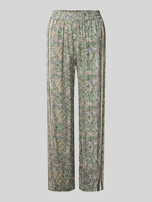 Stoffhose aus Viskose im Allover-Look Modell 'Bala' Shop The Look MANNEQUINE