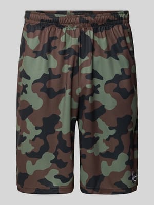 Regular Fit Shorts mit elastischem Bund Shop The Look MANNEQUINE