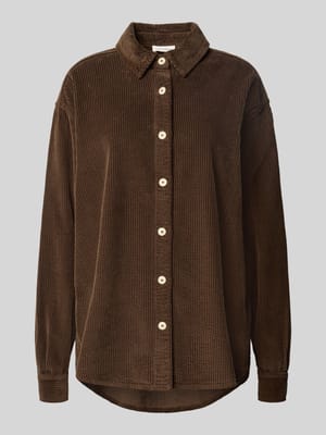 Relaxed Fit Hemdbluse aus Cord Modell 'PADOW' Shop The Look MANNEQUINE