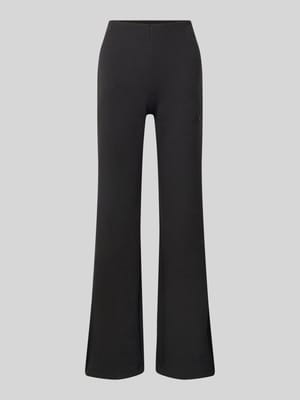 Flared Cut Sweatpants mit elastischem Bund Shop The Look MANNEQUINE