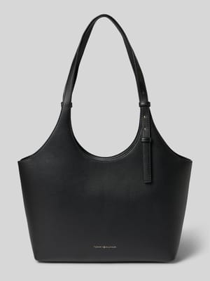 Shopper in de look van generfd leer Shop The Look MANNEQUINE