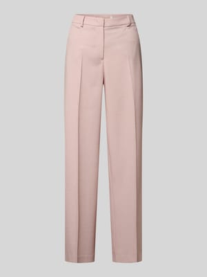 Spodnie z mieszanki wiskozy z kantami Shop The Look MANNEQUINE